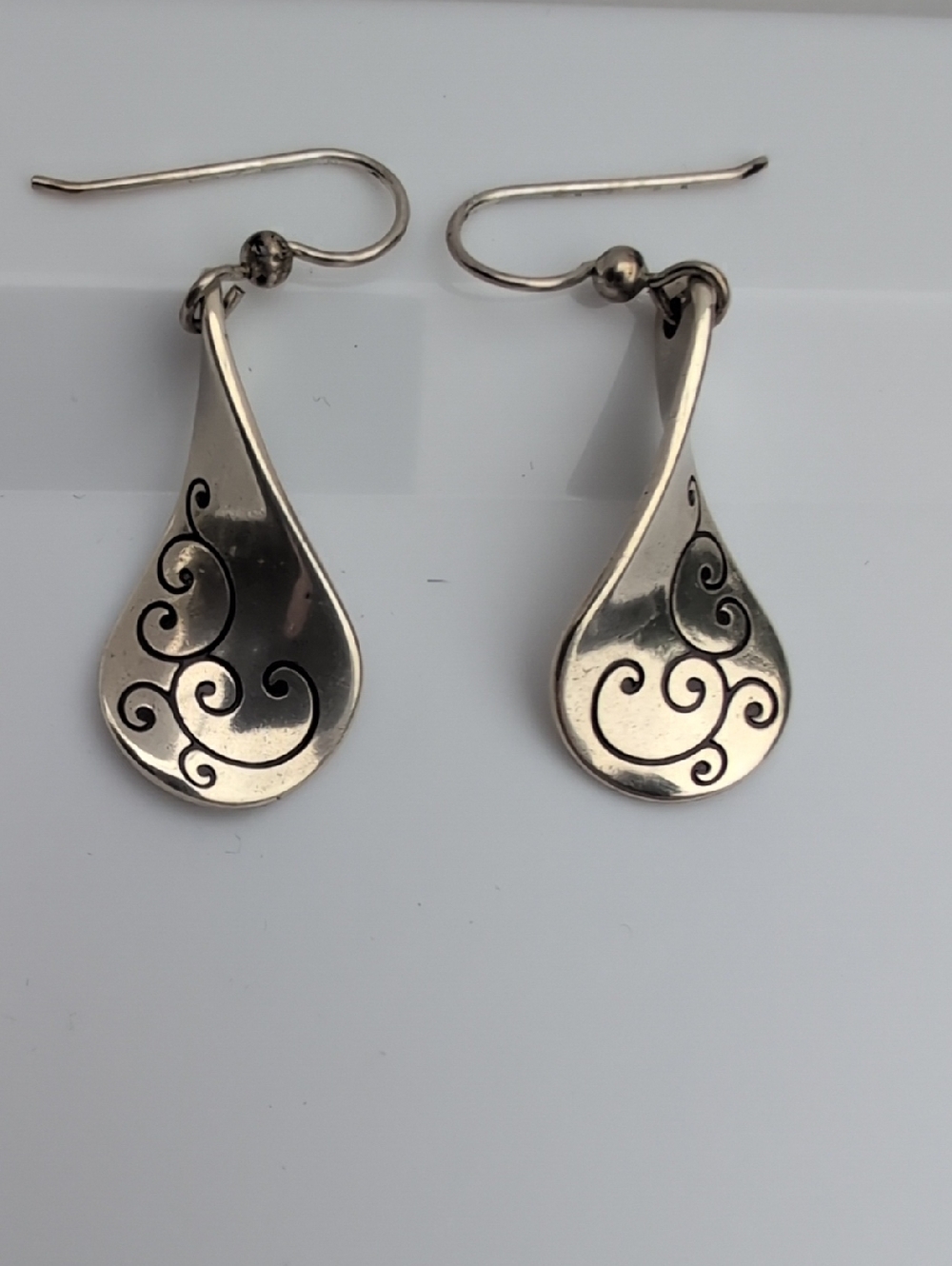 Brighton Twirl Dangle Earrings with Swirl Motif